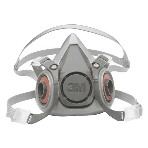 3M Reusable Half-Face Respirator, 6000 Series