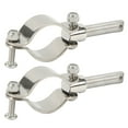 thumbnail image 2 of 1 Pair Oar Lock Socket Side Mount 1 3/8in to 1 3/4in Inner Diameter Clamp On Row Lock Brackets, 2 of 9