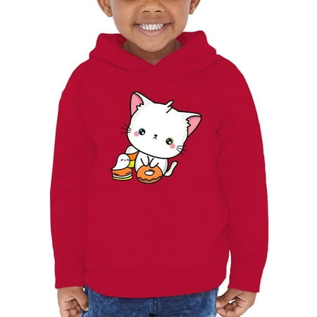 

Cute Vampire Kitten W Donut Hoodie Toddler -Image by Shutterstock 4 Toddler