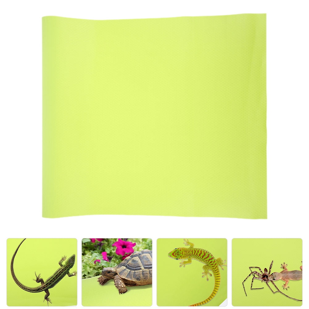 OFFIGAM Soft Light Green EVA Reptile Carpet Mat for Terrarium, Protects Bearded Dragon Habitat Comfortably