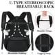 thumbnail image 3 of Mochila de viaje para portátil BIKROD 45 L extra grande de 18.4 pulgadas, negra, 3 of 6