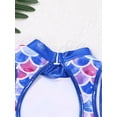 thumbnail image 5 of CHICTRY Girls 2pcs Shiny Sequins Ballet Dance Outfit Set Jazz Hip Hop Dance Costume Blue Fish Scales 8, 5 of 7