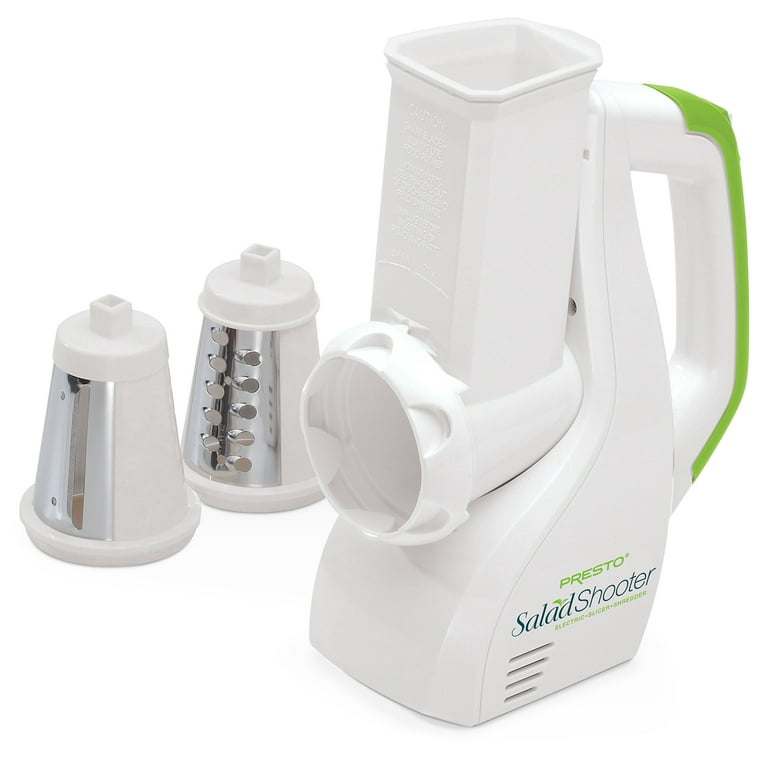 Presto, Salad Shooter Electric Slicer 02910, White - Walmart.com