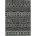 thumbnail image 2 of Addison Rugs Chantille Indoor/Outdoor Transitional Stripes Black Washable Rectangle Rug, 5' x 7'6", 2 of 6