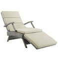 thumbnail image 4 of Modway Envisage Outdoor Patio Wicker Rattan Lounge Chair in Light Gray/Beige, 4 of 11