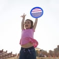 thumbnail image 2 of Patriotic Toss Catch Set for 4th of July; Independence Day Paddle Ball Game; Red White and Blue Memorial Day Kids Outdoor Activity; Backyard Party Toy; American Flag Summer Active Play Gear, 2 of 4