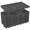 Black2, variant on ORVELDIN 44 Pack Interlocking Deck Tiles, Plastic Snap Together Patio Flooring Tiles, 12"x12" Waterproof Outdoor Deck Tiles for Balcony, Garden, Porch, Walkway, Dark Gray (Stone)