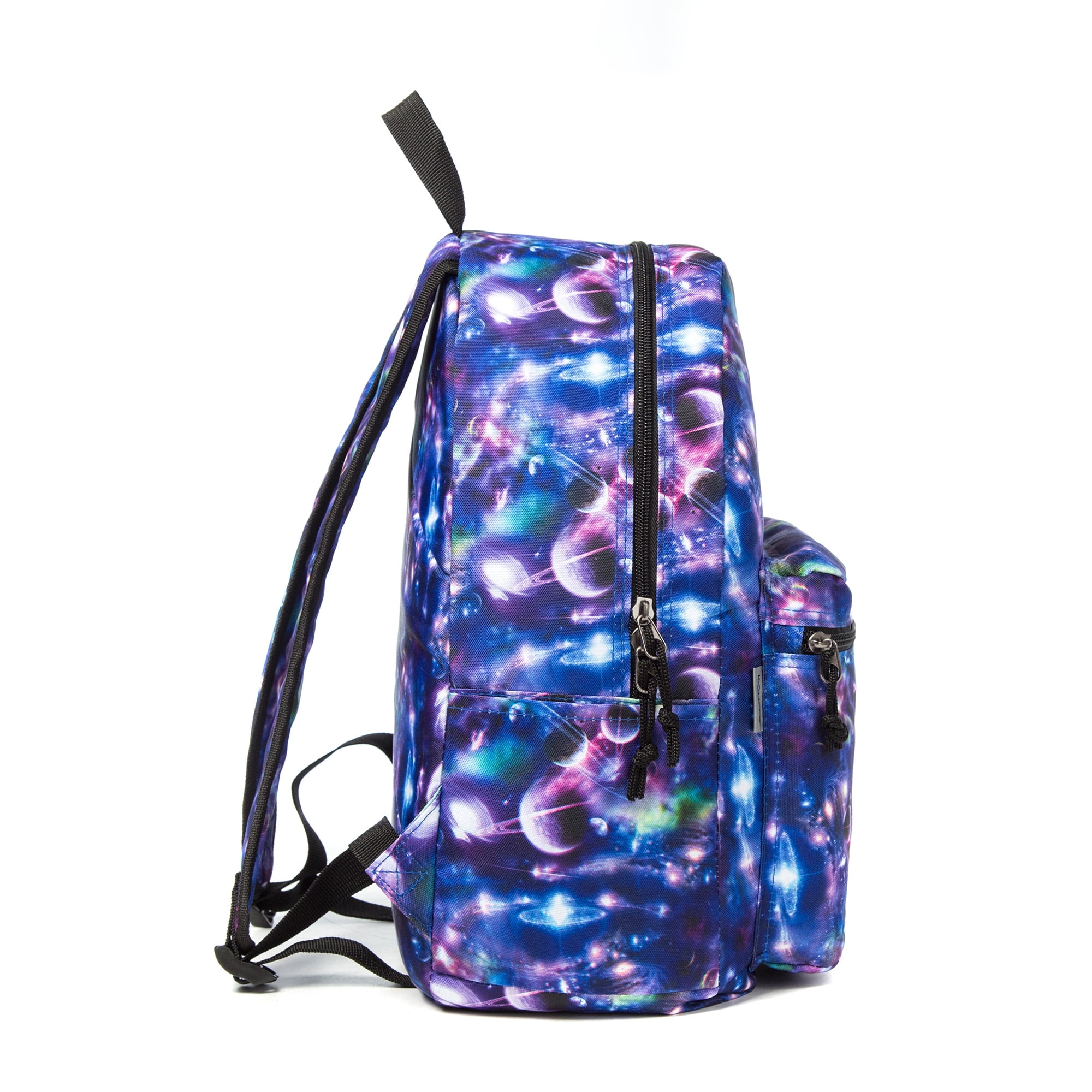 K-Cliffs Unisex  18" Galaxy Printed Backpack Simple Pattern Bookbag Classic Travel Daypack for Laptop and Tablet, 25 Pieces, 100% Polyester