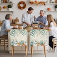 thumbnail image 4 of Fall Pumpkin Chair Covers Set of 4 Eucalyptus Leaves Plant Retro Grain Chair Back Covers Stretch Removable Washable Slipcovers Protector for Dining Room Kitchen Party Decor, 4 of 5