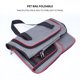 thumbnail image 4 of Bolsa de transporte para mascotas aprobada por aerolíneas Bolsa de viaje para mascotas de doble expansión (gris oscuro S) Likrtyny Libre de BPA, 4 of 9