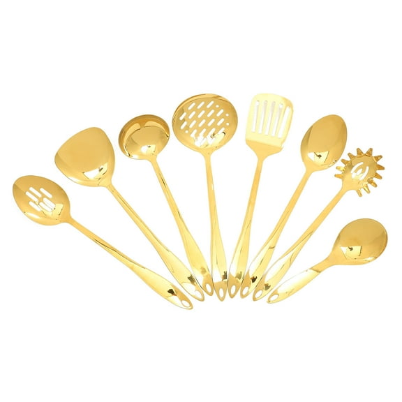CTIRCHIU 1 Set Golden Kitchen Utensil Set Stainless Steel, Size 36.2 x 7.2 inches
