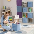 thumbnail image 4 of Sorbus Fabric Storage Bins 13" Foldable Cubes With Handles For Pantry, Cubbies, Toy And Closet Shelving Organization - 6Pk, 4 of 6
