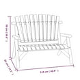 thumbnail image 4 of vidaXL 3 Piece Garden Lounge Set Solid Wood Spruce, 4 of 4