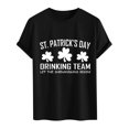 thumbnail image 4 of El Día de San Patricio de los Hombres de Manga Corta Casual Cuello Tripulación Impreso Top, Camiseta de Moda para la Fiesta Y Diario, 4 of 9