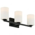 thumbnail image 3 of 62623LEDDLP-MBL/OPL Access Lighting Sienna - 30W 3 LED Bath Vanity-7.25 Inches Tall and 21 Inches Wide-Matte Black Finish, 3 of 7