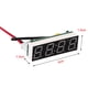 thumbnail image 3 of DQrwqpou Termómetro Coche 3 en 1 Voltímetro Reloj Digital 12 V Probador Voltaje (rojo), 3 of 9