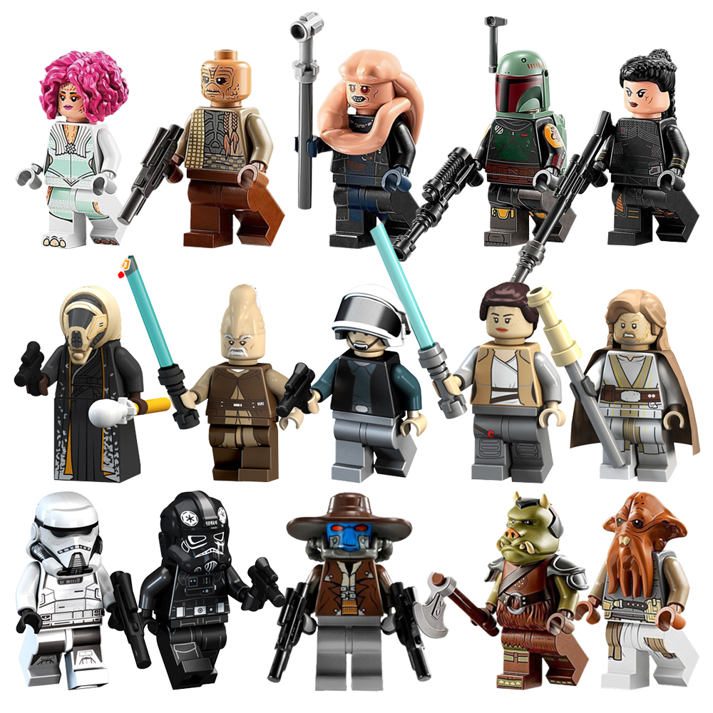 15Pcs Star War Action Figures Building Blocks Toy Set, Jedi Knight Army