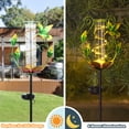 thumbnail image 4 of Wonder Garden Solar Powered Rain Gauge with LED Lights, 4 of 7
