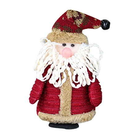 

Christmas Forest Old Man With Lamp Pendant Face - Less Doll Shining Small Penda
