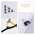 thumbnail image 4 of Grapas de alambre Grapas negras Soporte para cinta aisladora Clips para cable coaxial Gancho coaxial, 4 of 6