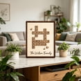 thumbnail image 5 of Outdor Family Puzzle Sign Desktop Ornament Decorative Home Wooden Tabletop Display Craft, 5 of 5