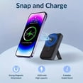 thumbnail image 2 of For IPhone 15 14 13 12 Pro Max 5000mAh Magnetic Power Bank Wireless Fast Pro Portable Charger black, 2 of 5