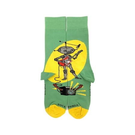 

Guitar Playing Musical Robot Socks from the Sock Panda (Adult Small)