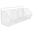 thumbnail image 5 of HOOWIFFY Minimalist Rectangular Metal Wall Baskets for Kitchen 1Pack, 5 of 8