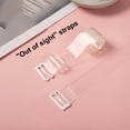 thumbnail image 3 of Invisible Clear Bra Strap Non-Slip Adjustable Bra Strap Soft, 3 of 5