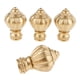 thumbnail image 1 of 4 piezas de varillas decorativas para cortinas de ventana, cabezal final de 28 mm dorado, 1 of 9