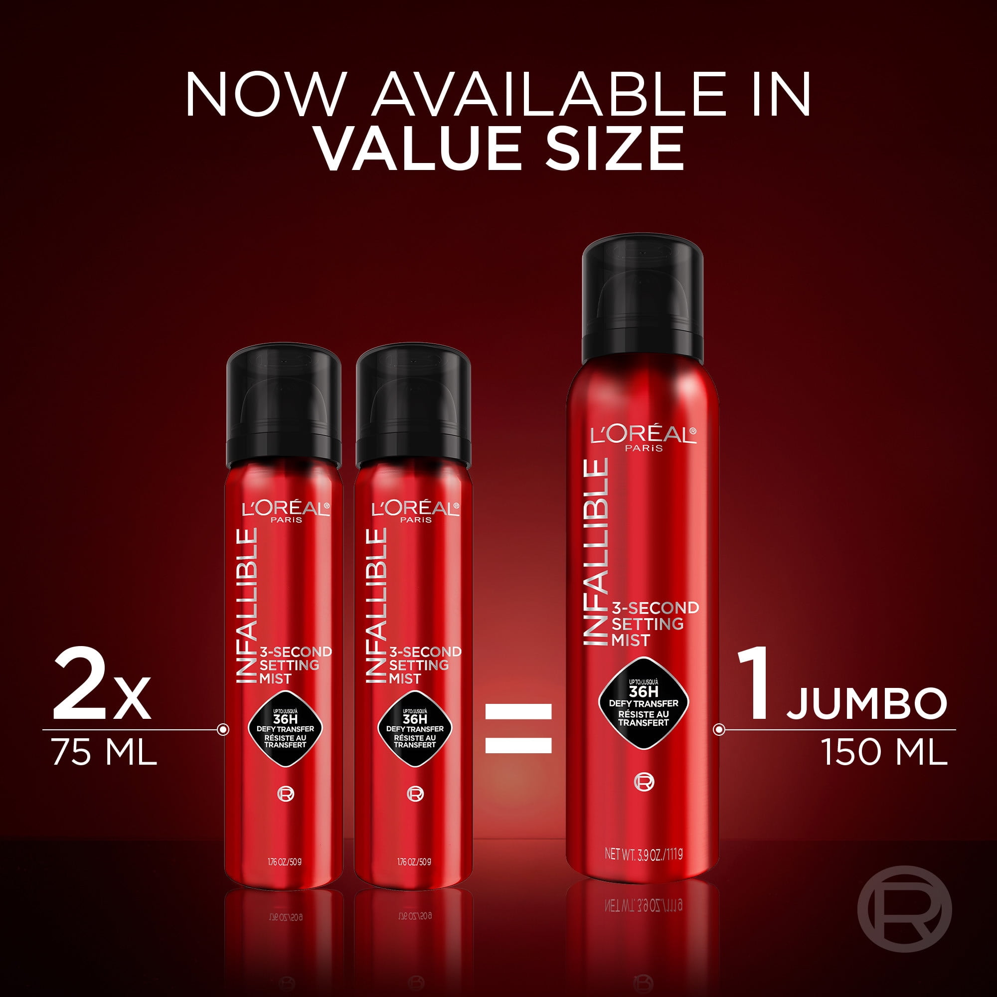 Infallible Makeup Setting Spray, 3 Second Makeup setting mist