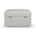 thumbnail image 4 of Flex Beige Square Upholstered Storage Ottoman with Performance Fabric, 4 of 10