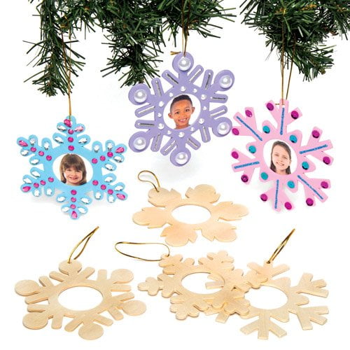 Download Baker Ross Wooden Snowflake Personalised Christmas Decorations Homemade Christmas Crafts For Kids Pack Of 8 Walmart Canada PSD Mockup Templates