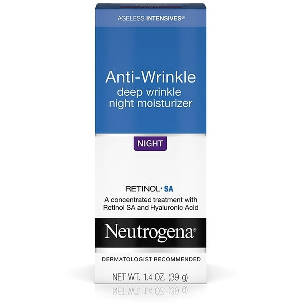Neutrogena Ageless Intensives Deep Wrinkle Anti-Wrinkle Night 1.40 oz of 2) - Walmart.com