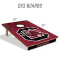 thumbnail image 3 of YouTheFan NCAA South Carolina Gamecocks 2' x 3' Cornhole Game, 3 of 6
