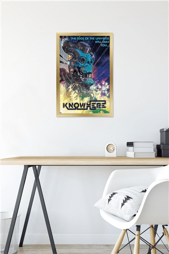 Marvel: Hero Lands - Knowhere Wall Poster, 14.725" x 22.375" Framed