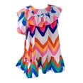 thumbnail image 1 of Cathalem Girls Dresses Flutter Sleeve Ruched Bodycon Short Dress,A 7, 1 of 5