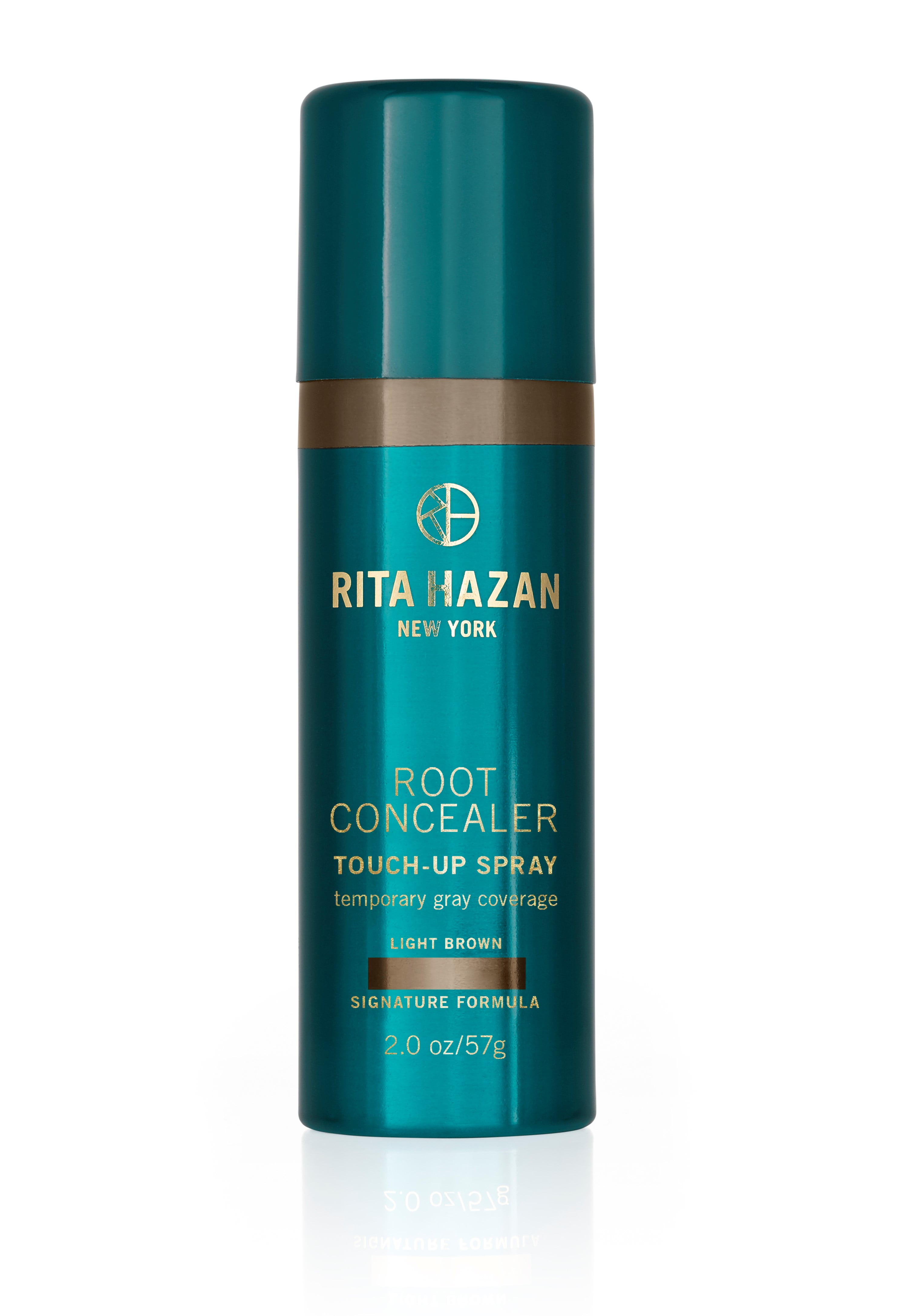 Rita Hazan Root Concealer Touch Up Hair Spray, Light Brown, 2 oz.