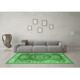 thumbnail image 3 of Ahgly Company Indoor Rectangle Persian Emerald Green Traditional Area Rugs, 2' x 4', 3 of 4