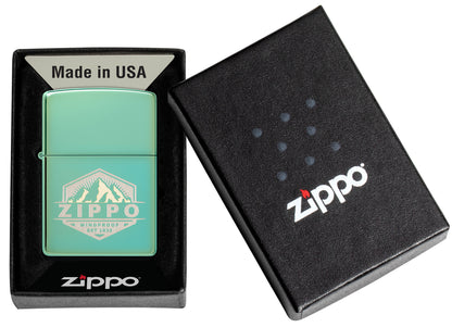 Zippo Lighter - Customized Engraved Message Windproof Zippo Outdoor Design 46293