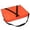 Orange, variant on Waterproof Eva Boat Throwable Flotation Cushion High Buoyancy Rescue Throw Float With Carry Strap For Boating Kayaking Swimming(Orange-18In)