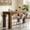 Brown, variant on Fnova 63 Inch Long Narrow Counter Height Bar Table with Thick Top, 300 lbs Bar Table for Kitchen Apartment Home Bar