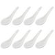 thumbnail image 1 of Delicias asiáticas: cucharas de sopa de cerámica blanca, porcelana resistente fabricada para resistir el calor, diseño ergonómico con gancho para cuchara que garantiza un agarre antideslizante, para, 1 of 5