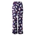 thumbnail image 5 of Puntoco Pantalones sueltos casuales vintage con estampado navideño para mujer Pantalones de pierna ancha casuales Pantalones Puntoco Puntoco-7407, 5 of 5