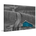 thumbnail image 6 of Marmont Hill "Blue Barn on a Country Road" Painting Print on Canvas, 6 of 7