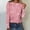 Pink womens tops, variant on USSUMA Long Sleeve Women Tops Dressy Casual Loose Cute Basic Trendy T-Shirt Shirts Oil Painting Vintage Colorful Print Tunics Top Plus Size for Women Crewneck Fall Female Blouse Long Sleeve