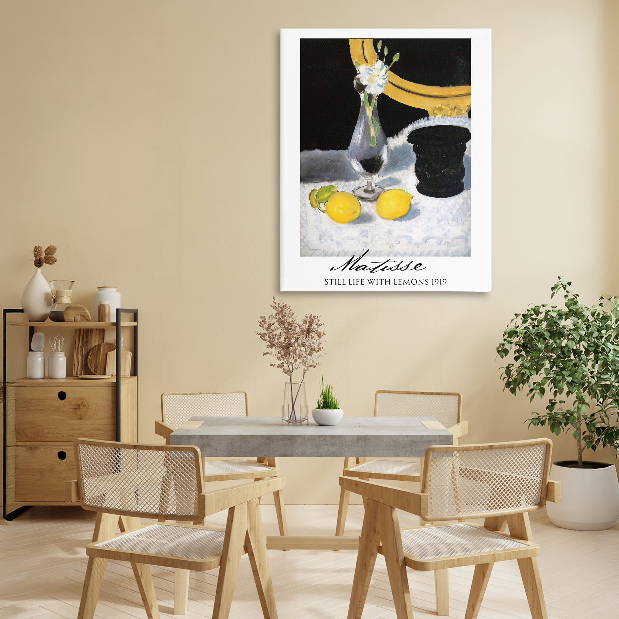 Stupell Industries Matisse Still Life Lemons Canvas Wall Art, design by Vintage Hustle