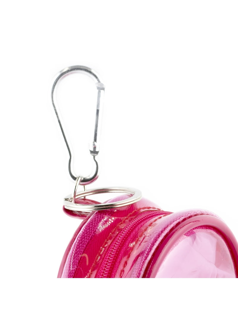 clear mini backpack keychain Claire's Girls Clear Pink Mini Jelly Backpack Metal Keychain, Children's, Girl's, Size: One size, Multicolor