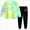 PP92-Yellow, variant on 3-4 Years Child Boys Girls Pajamas 2Pcs Pjs Sets Kids Long Sleeve Pullover Casual Pants Sleepwear Loungewear Tie Dye