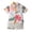 CL379 Light Gray, variant on Yuncity Boys Outfit Short Sleeve Lapel Graphic Print Button Tops With Solid Color Shorts 2 Pieces Set Summer Trend Breathable Outdoor Daily Wear Toddler Kids Clothes Set Size 4-5 Years Blue